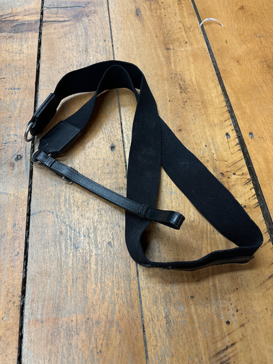 Straight, Stretchy Breastplate-Black-Full