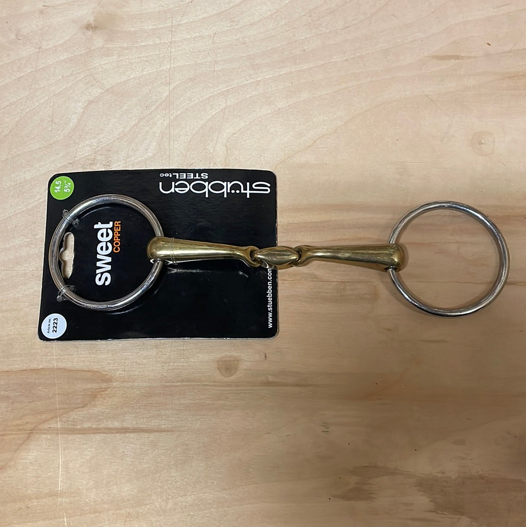 Stubben 2223 Anatomic Loose Ring Snaffle-5 3/4"