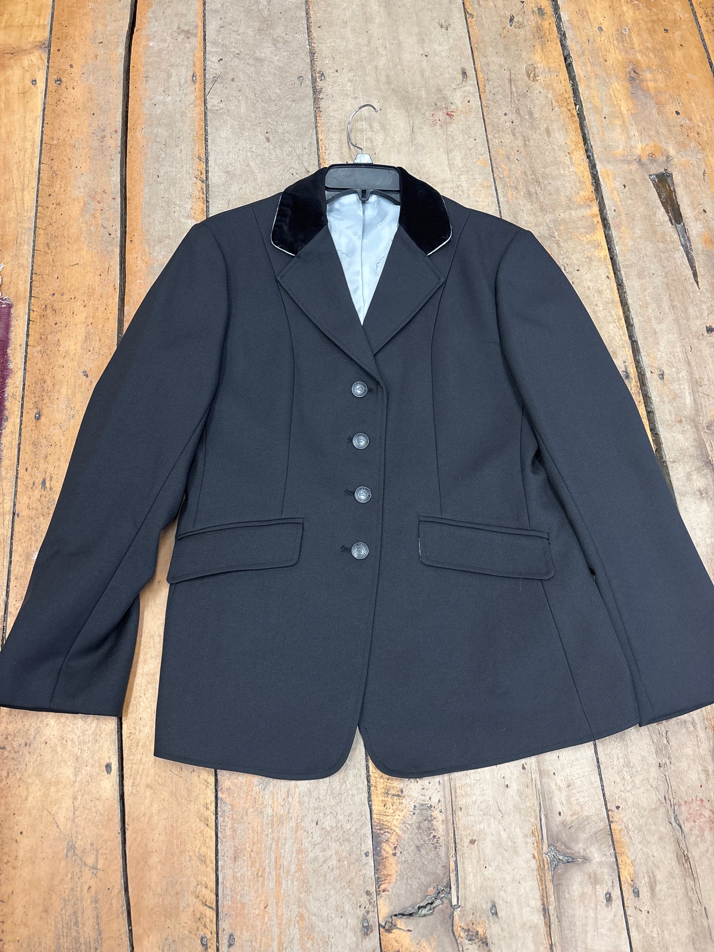 Shires Dressage Show Jacket-Black-10