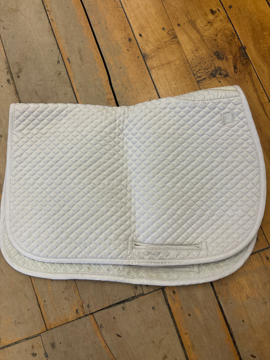 All Purpose Saddle Pad-White