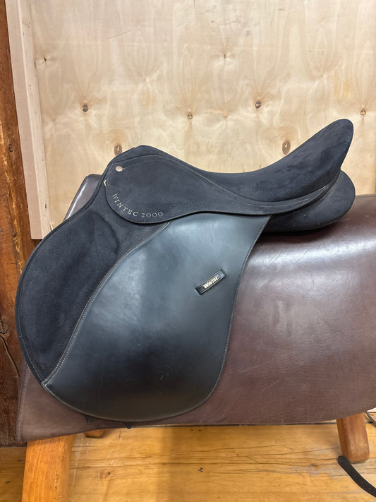 Wintec 2000 All Purpose Saddle-Black-17.5”-Adjustable