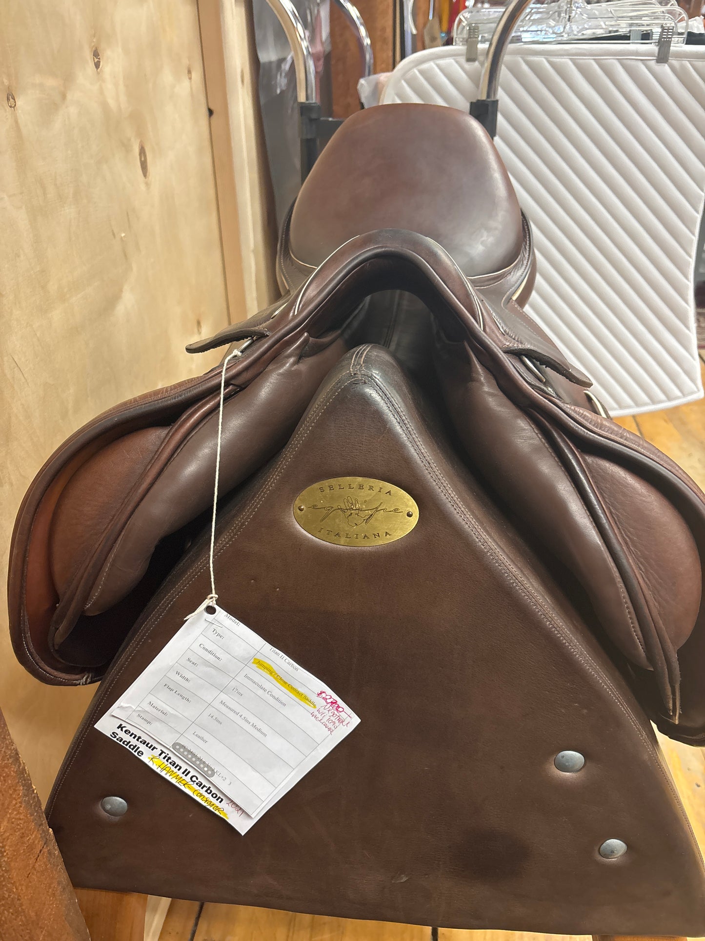 KenTaur Titan II Jump Saddle-Brown-17.5”-+2