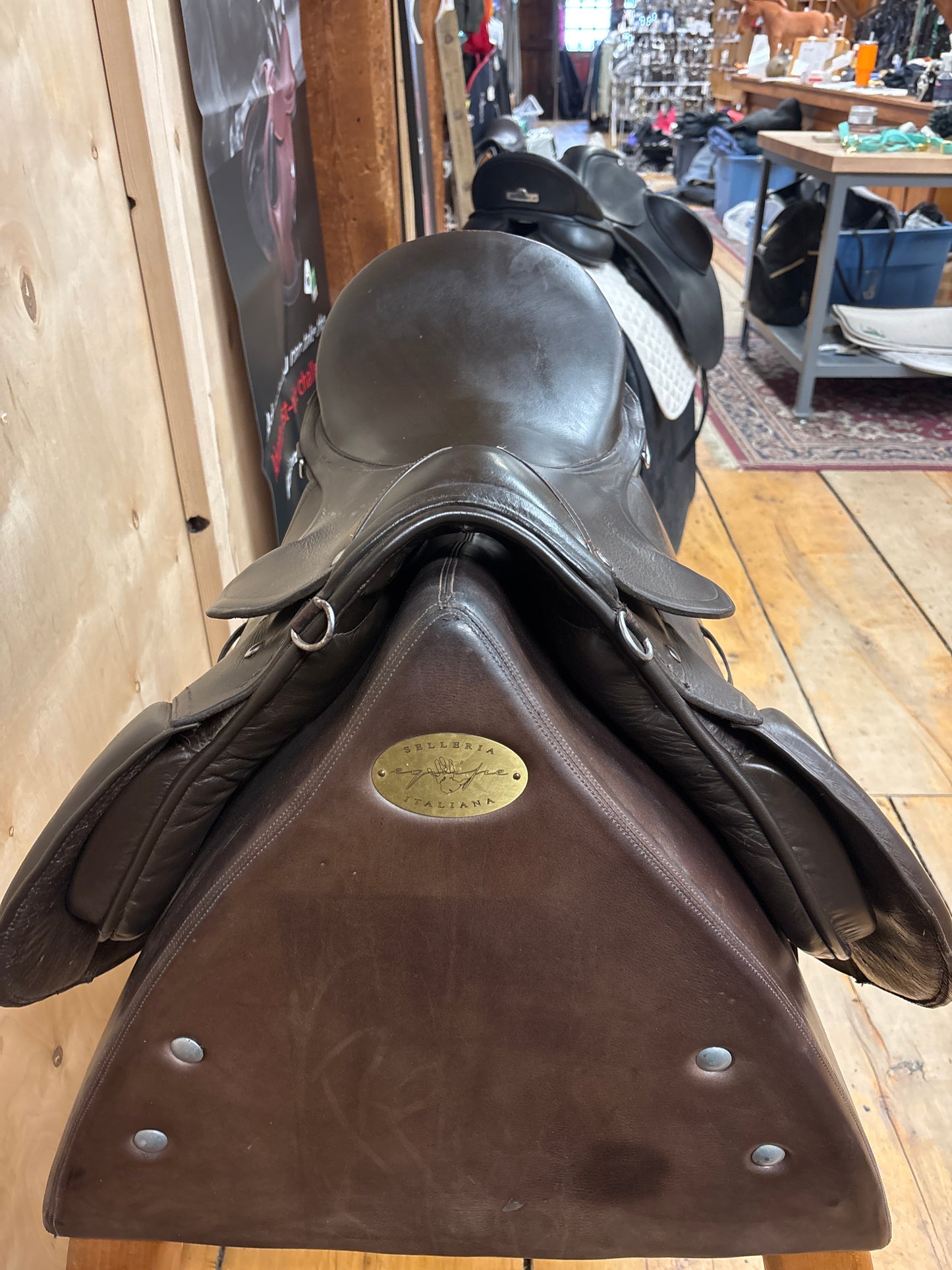 No Brand English All Purpose Saddle-Brown-16.5”-Wide