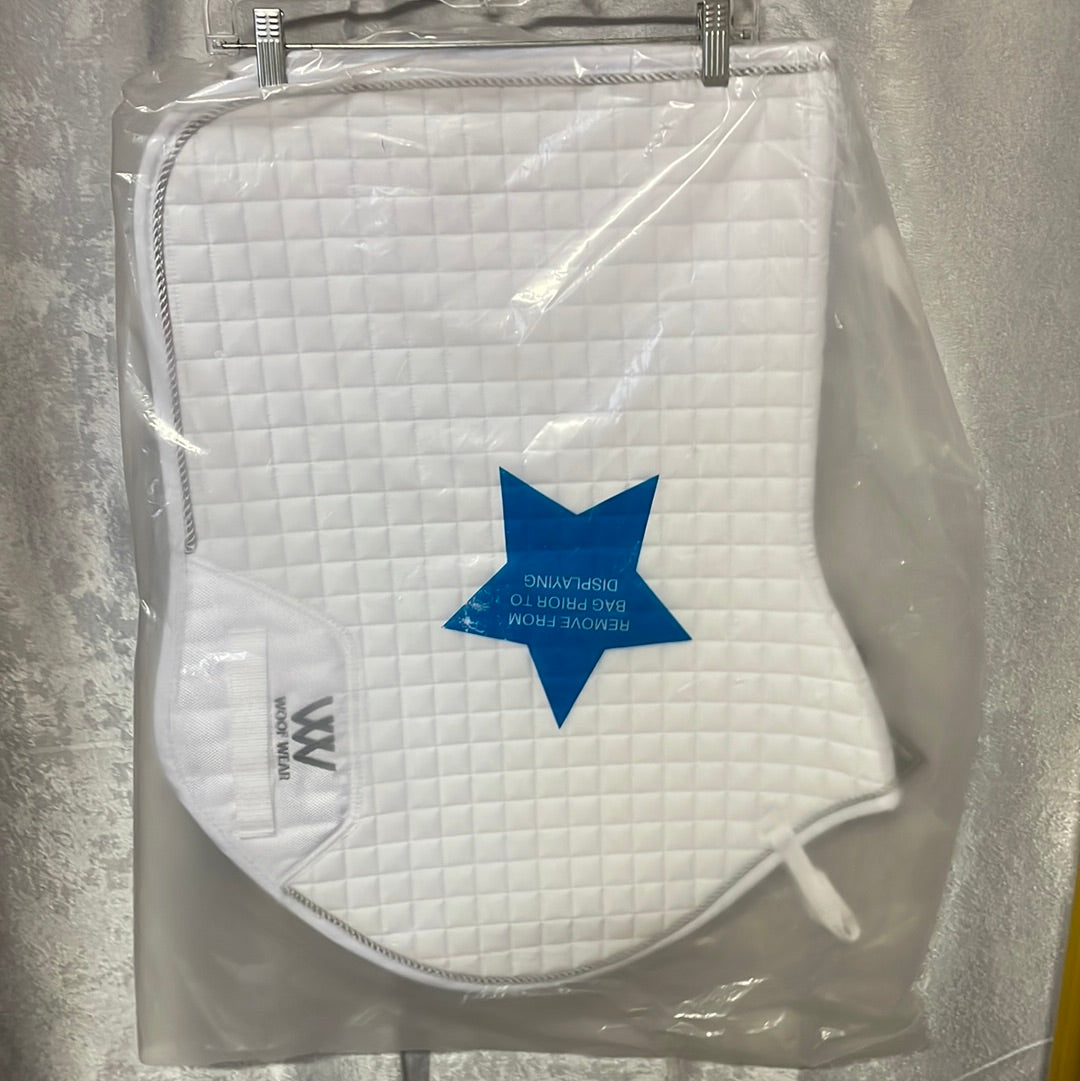 Woof Wear Color Fusion Close Contact Saddle Pad-White