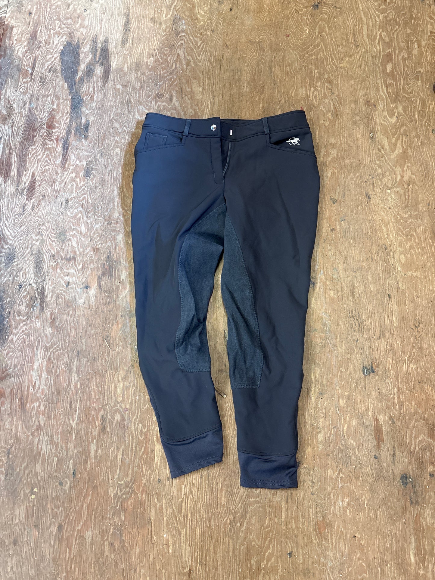 Piper Smartpak Winter Breeches-Grey-30R