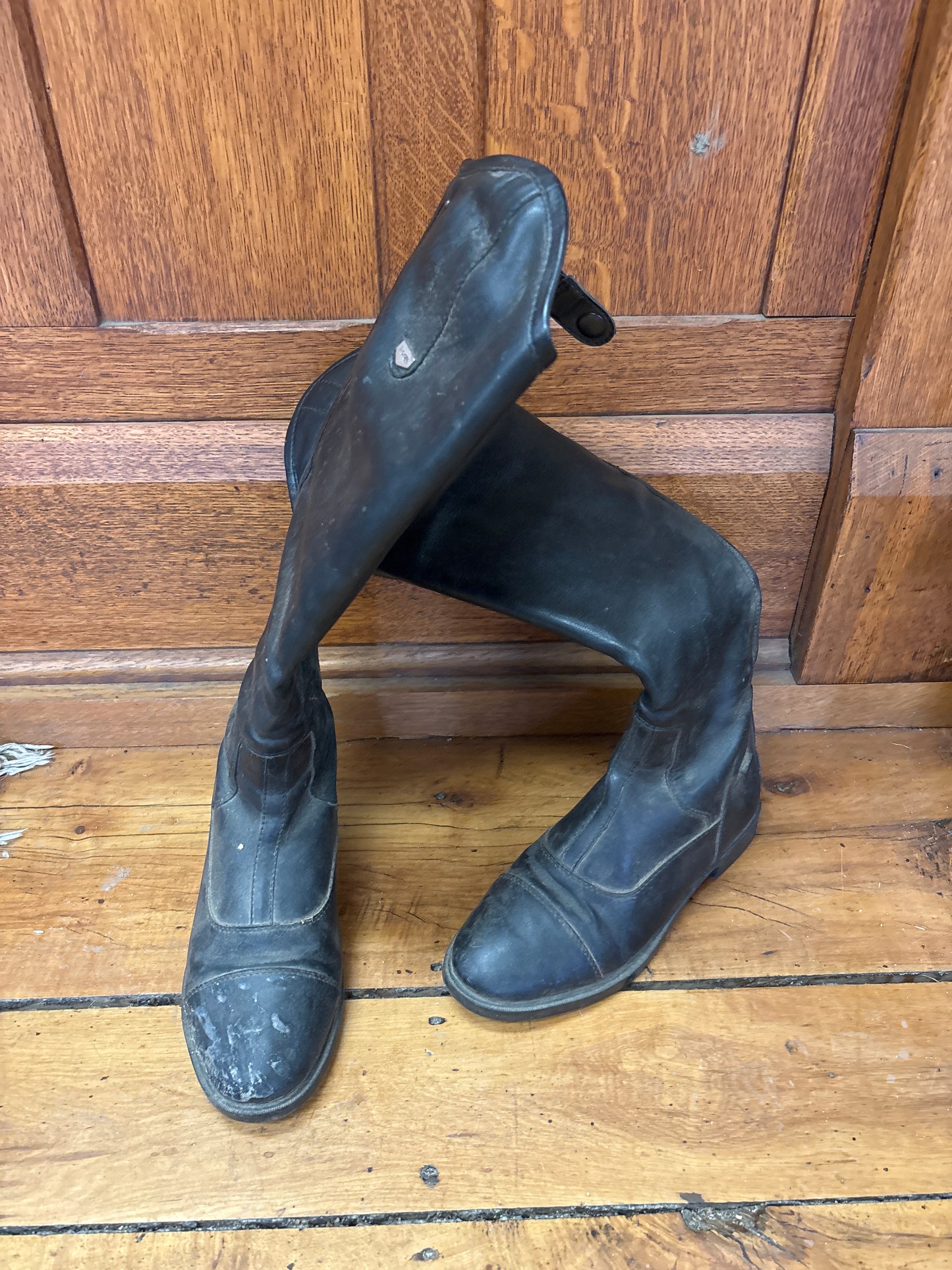 Horze Tall Boots AS IS-Black-39R