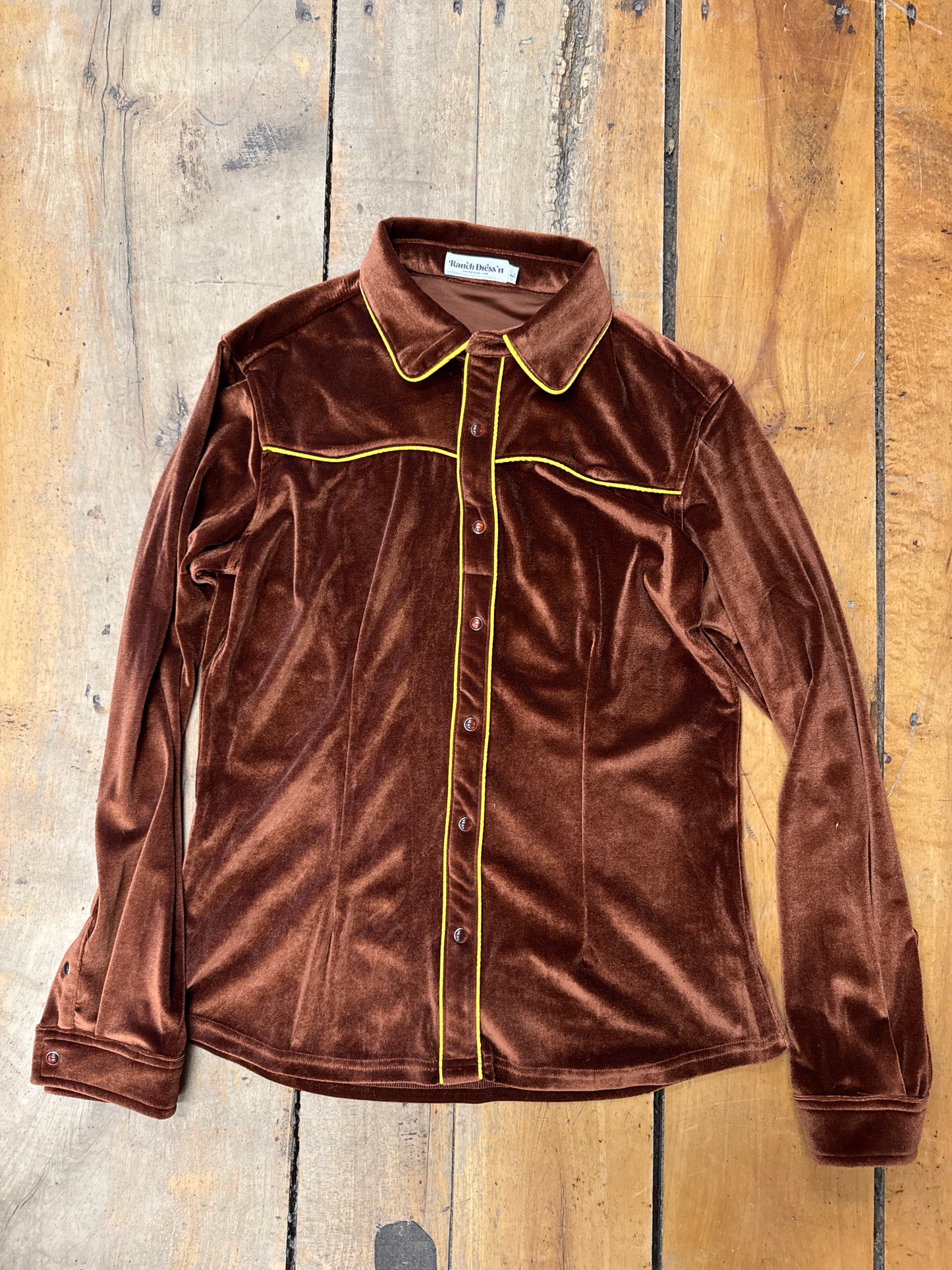 Ranch Dress’n Rodeo Shirt-Rust-Large