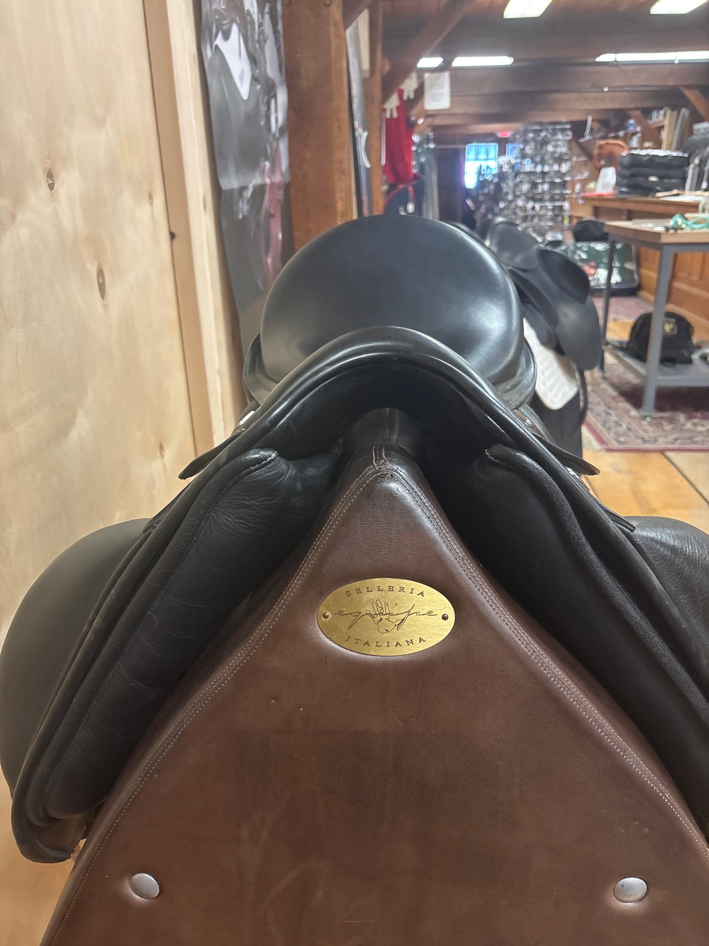 PDS Dressage Saddle-Black-18”-Adjustable