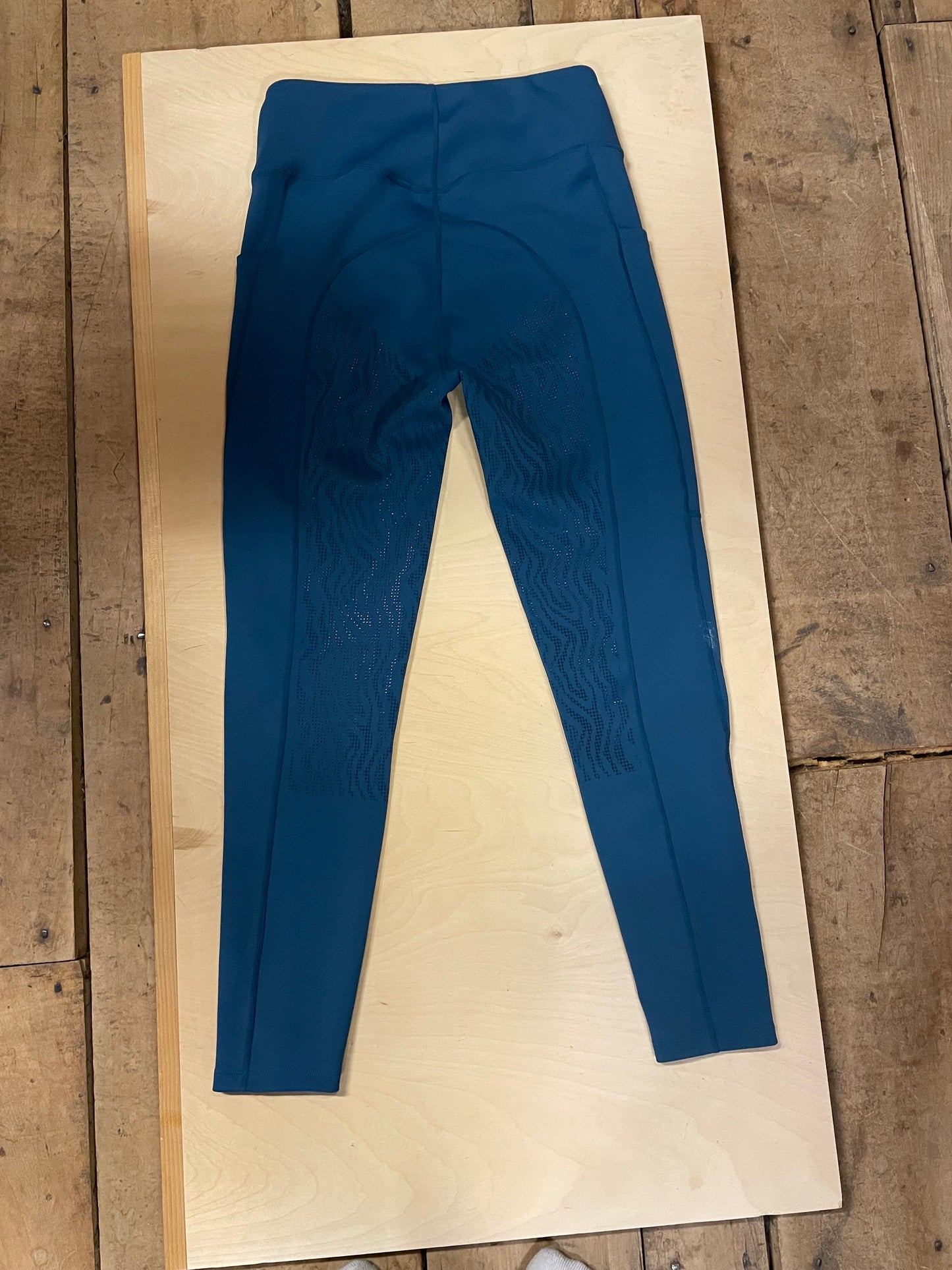 Horze Alyssa High Waist UV Pro Full Seat Tight-Legion Blue-32