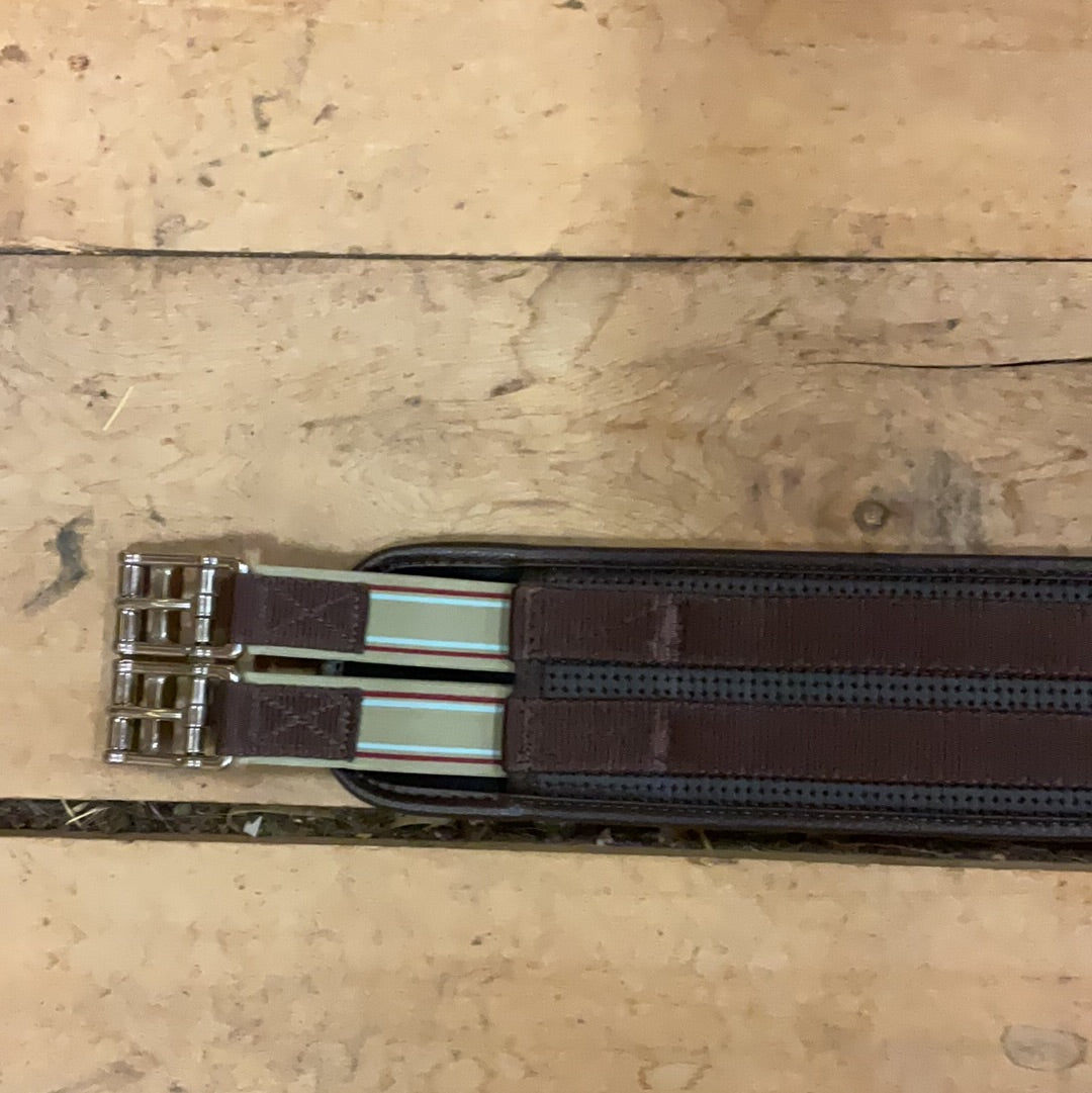 Ovation Airform Click-It Chafeless Style Girth-Brown-54"