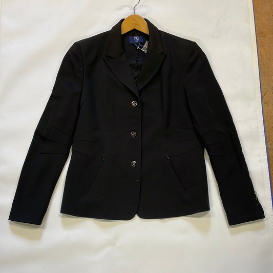 Horze Yvonne Women's Show Coat-Black-US 8