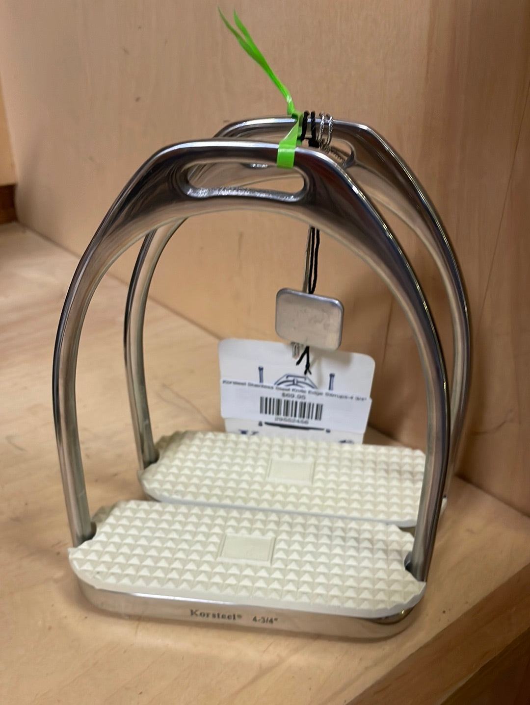 Korsteel Stainless Steel Knife Edge Stirrups-4 3/4"