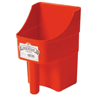 3qt Enclosed Plastic Feed Scoop