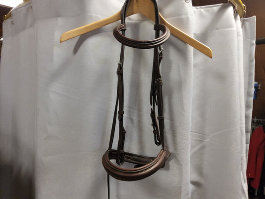 Bobby's Plain Hunter Bridle- Brown